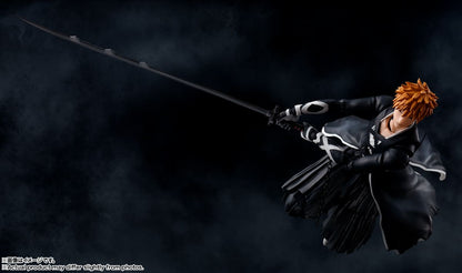 BANDAI - Bleach Ichigo Kurosaki Bankai S.H. Figuarts Action Figure