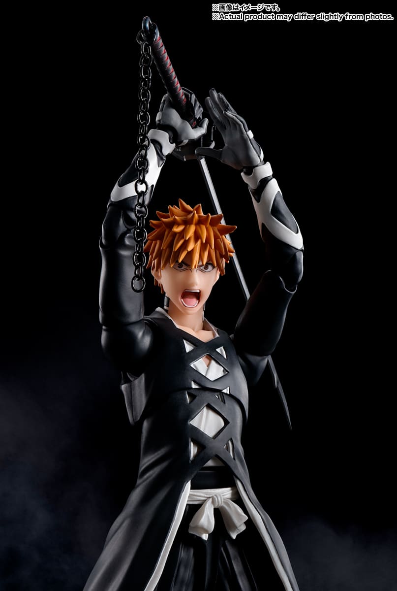 BANDAI - Bleach Ichigo Kurosaki Bankai S.H. Figuarts Action Figure