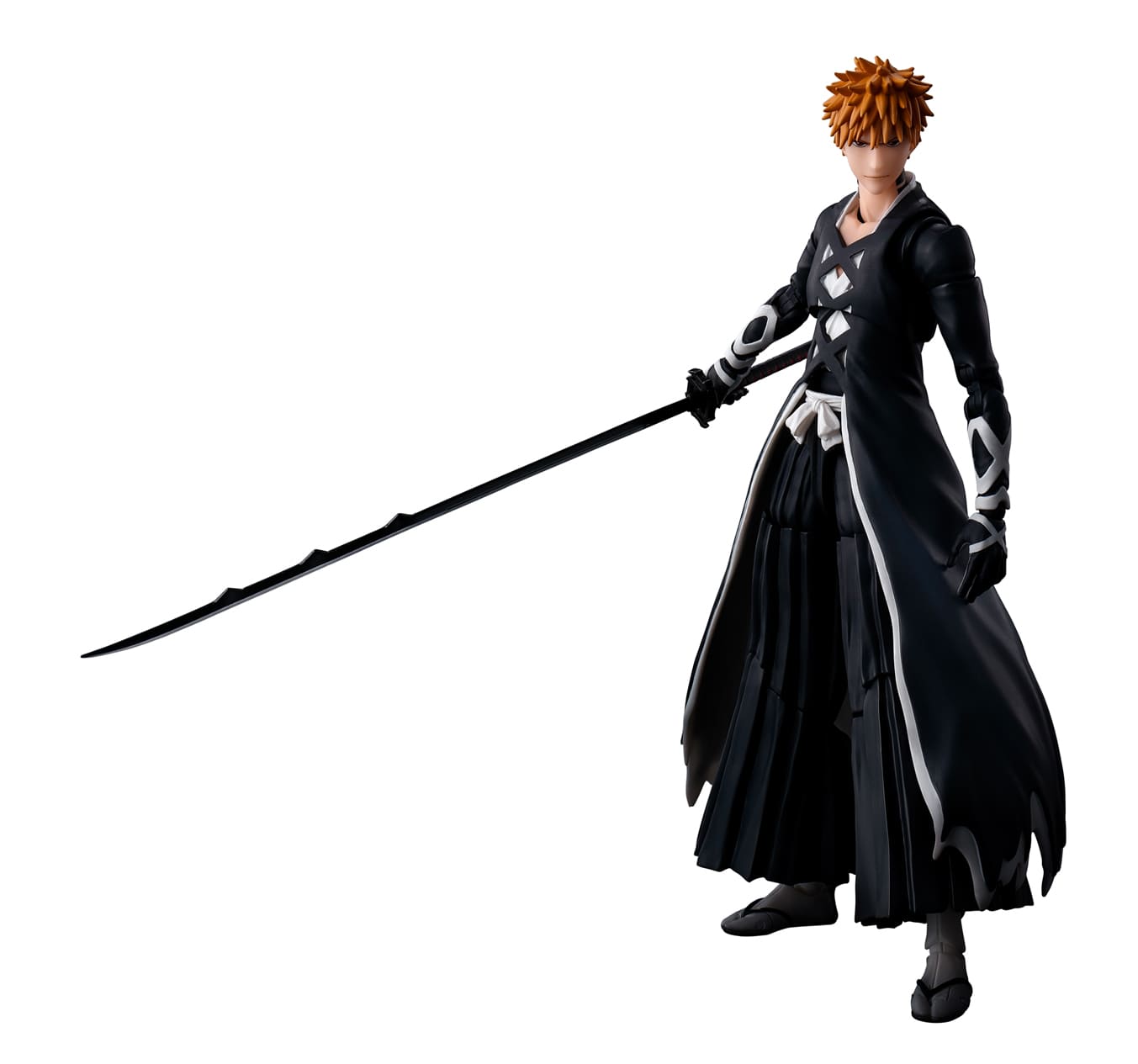 BANDAI - Bleach Ichigo Kurosaki Bankai S.H. Figuarts Action Figure