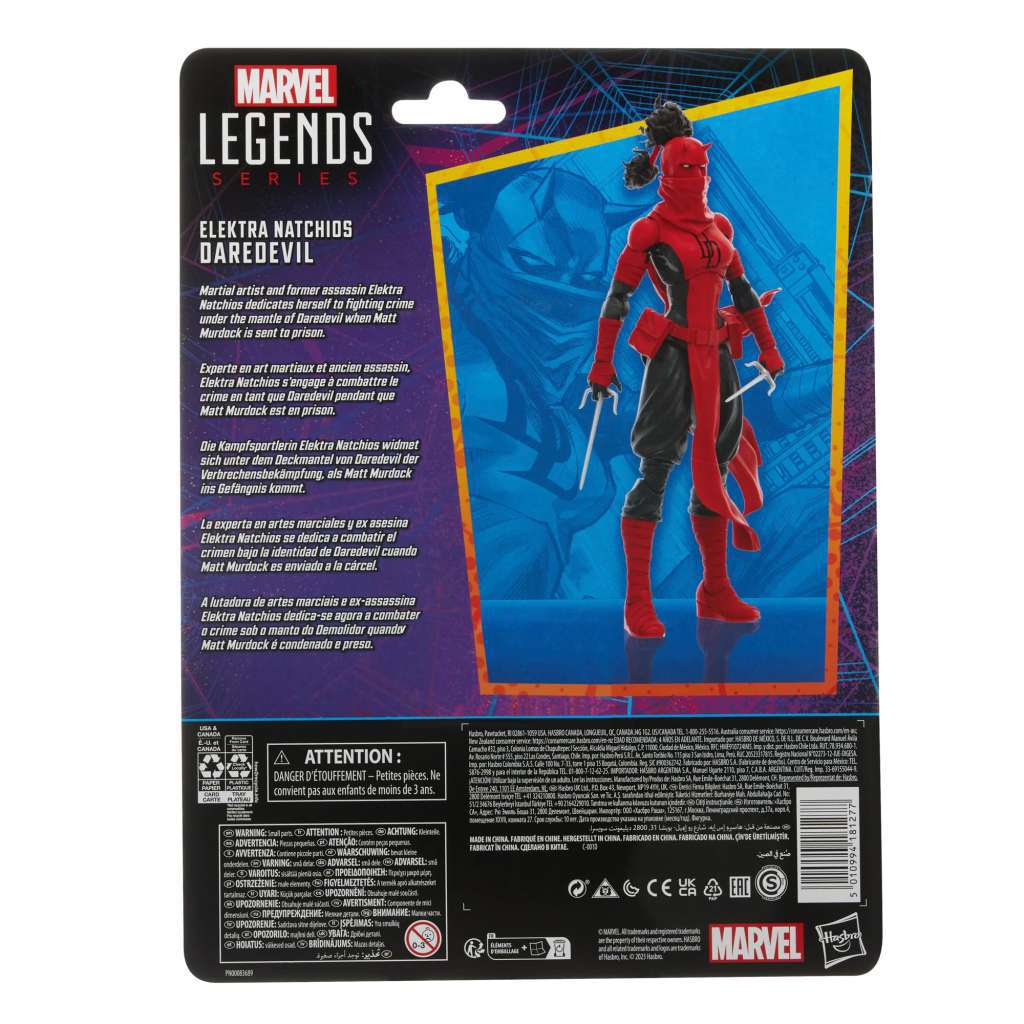 HASBRO - Ml vintage elektra daredevil af