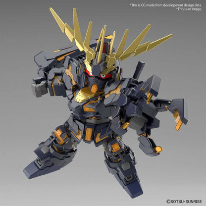 BANDAI - Gunpla - SD Cross Silhouette - Unicorn Gundam 02 Banshee Destroy Mode & Norn Parts #19