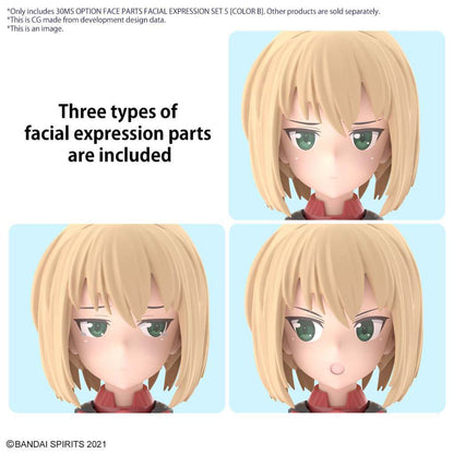 BANDAI - 30MS - Options Face Parts Facial Expression Set 5 Color B 1/144