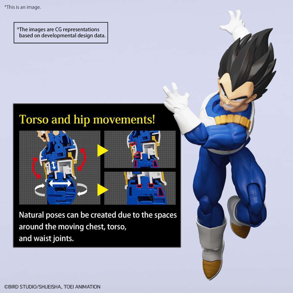 BANDAI - FIGURE RISE - DRAGON BALL - VEGETA NEW SPEC Ver