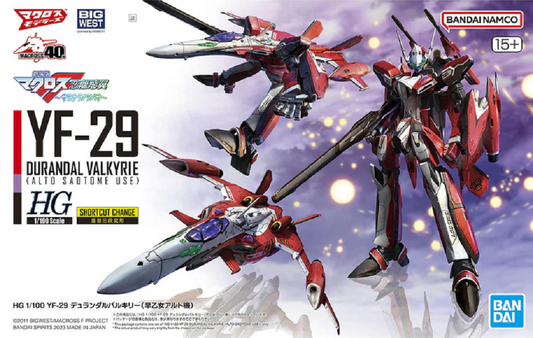 BANDAI MODEL KIT - GUNPLA - HG YF-29 DURANDAL VALKYRIE ALTO 1/100