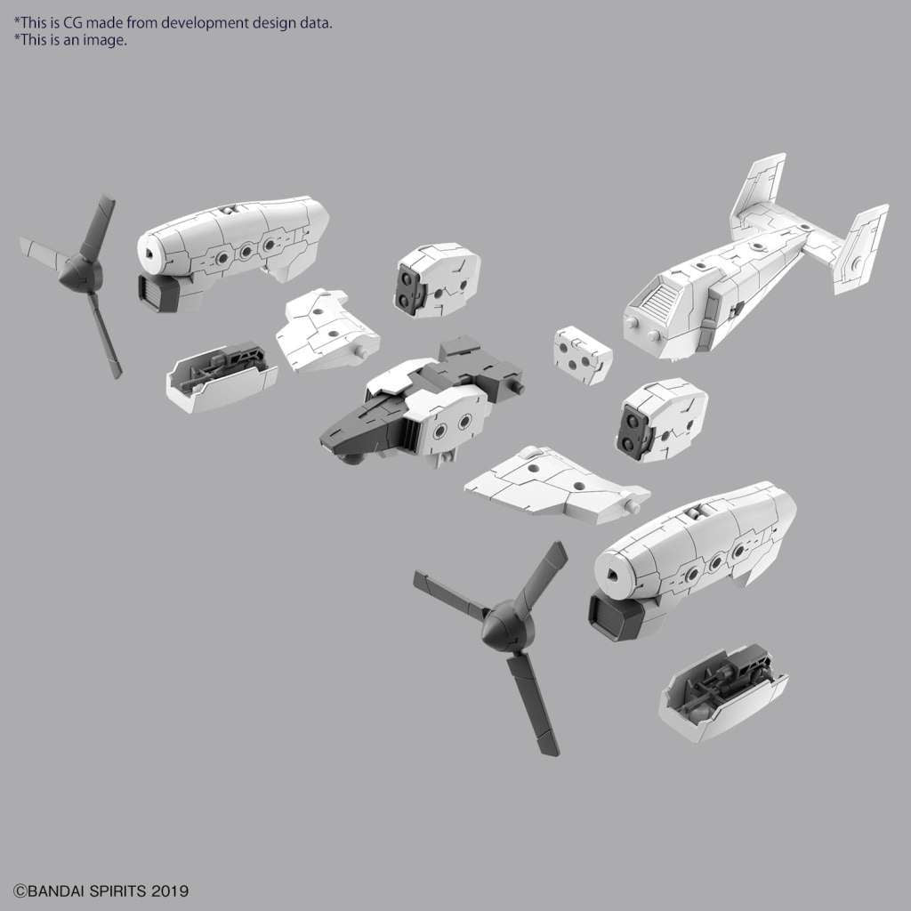 BANDAI - 30MM - Tilt Rotor Ver Extended Armament Vehicle EV-14 1/144