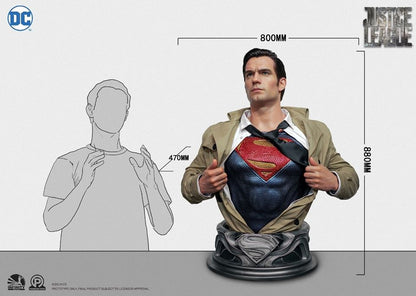 INFINITY STUDIO - Dc Comics - Justice League - Superman - Life Size Bust