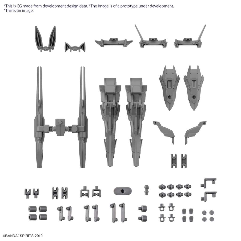 BANDAI - 30MM - Option Parts Set 13 Leg Booster Unit / Wireless Weapon Pack 1/144