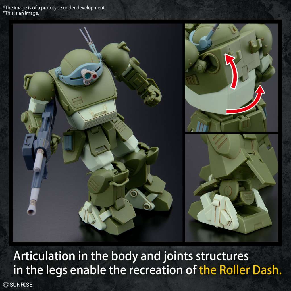 BANDAI MODEL KIT  - HIGH GRADE SCOPEDOG VOTOMS 1/144