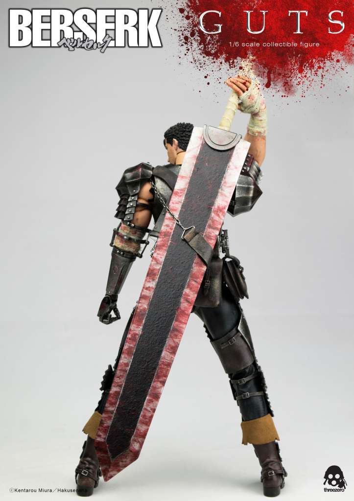 THREEZERO - Berserk Guts Black Swordman Figure