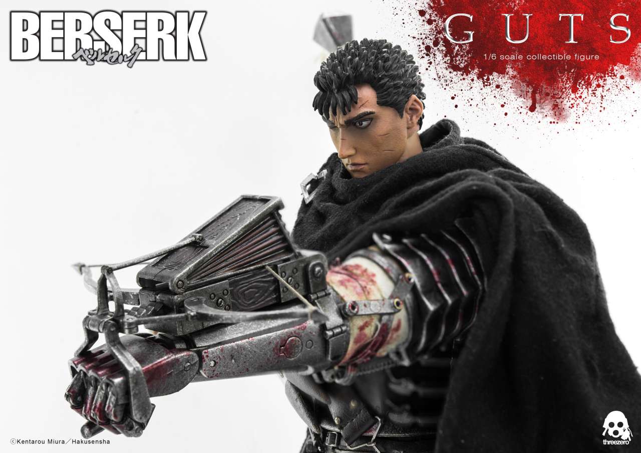 THREEZERO - Berserk Guts Black Swordman Figure