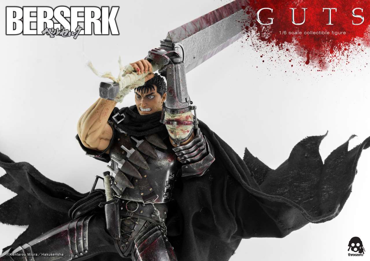 THREEZERO - Berserk Guts Black Swordman Figure