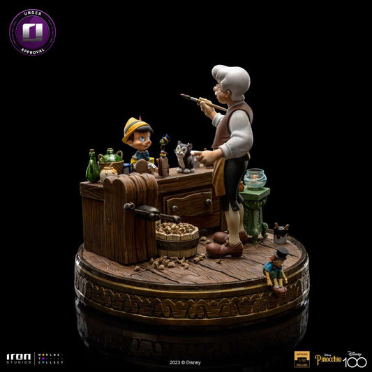 IRON STUDIO - Disney - Pinocchio 100th DeLuxe 1:10 Statue
