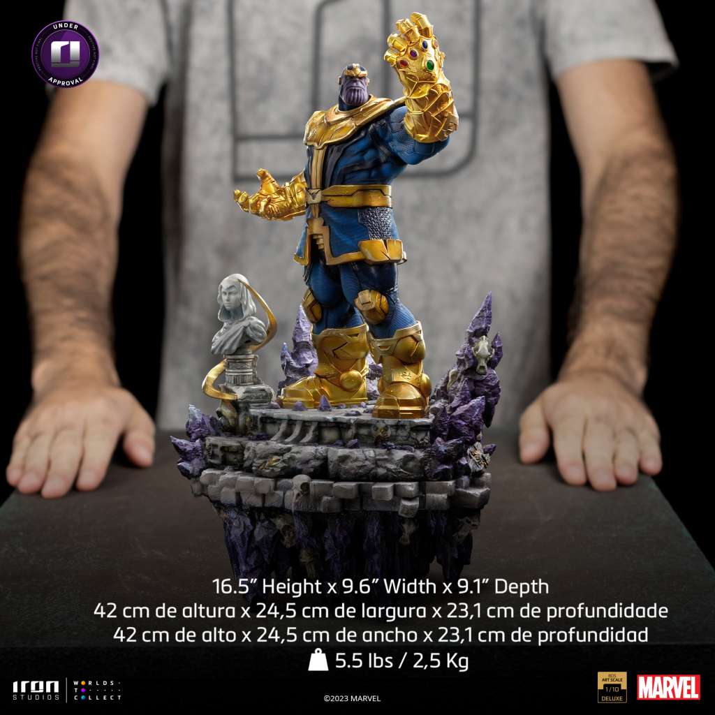 IRON STUDIOS - Thanos x avengers deluxe 1/10 statue