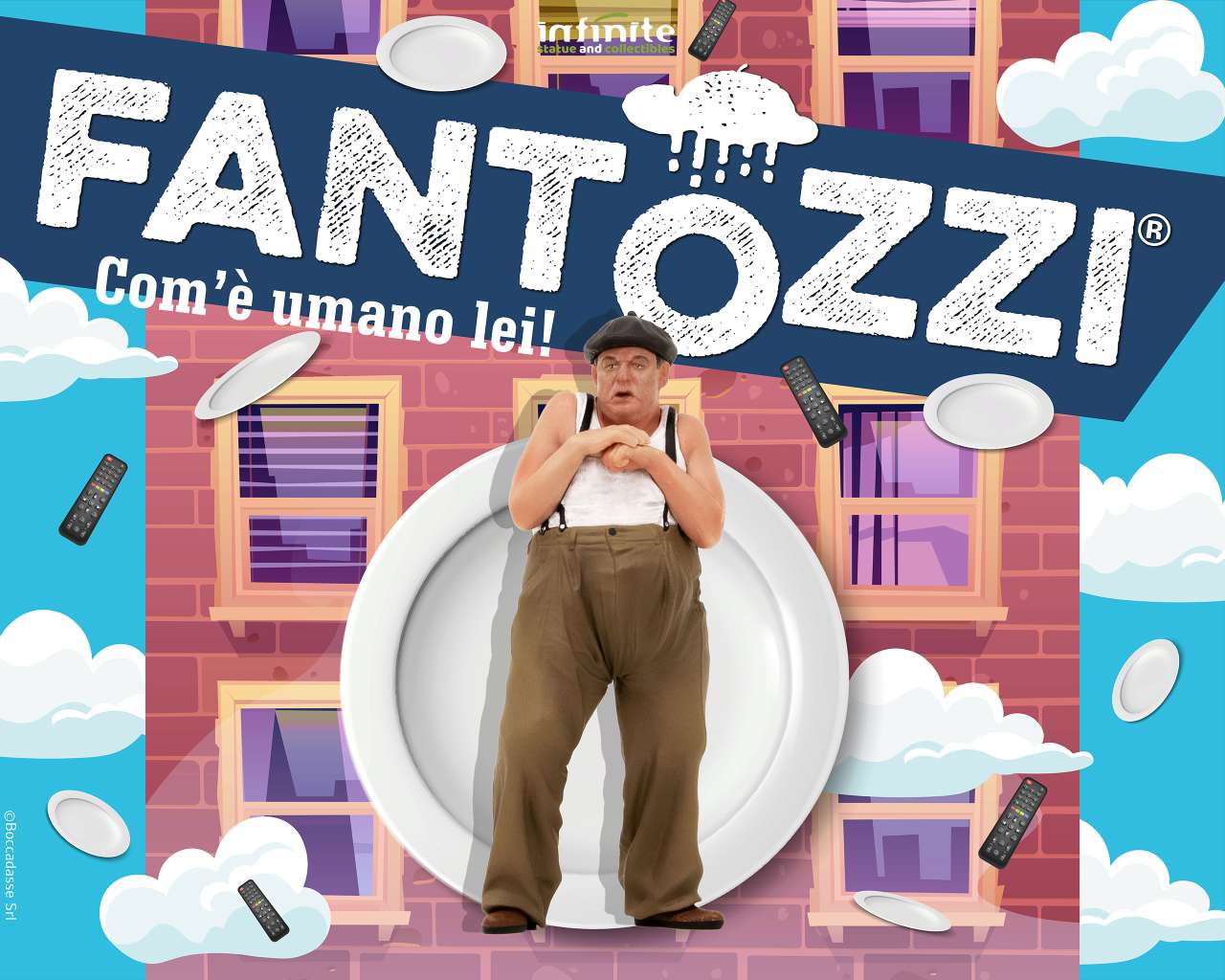 INFINITE STATUE - Fantozzi – fantozzi come e’ umano lei! pvc mini figure