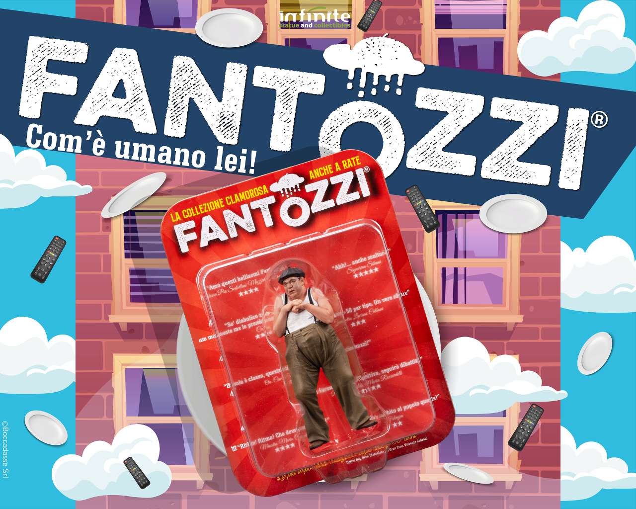 INFINITE STATUE - Fantozzi – fantozzi come e’ umano lei! pvc mini figure