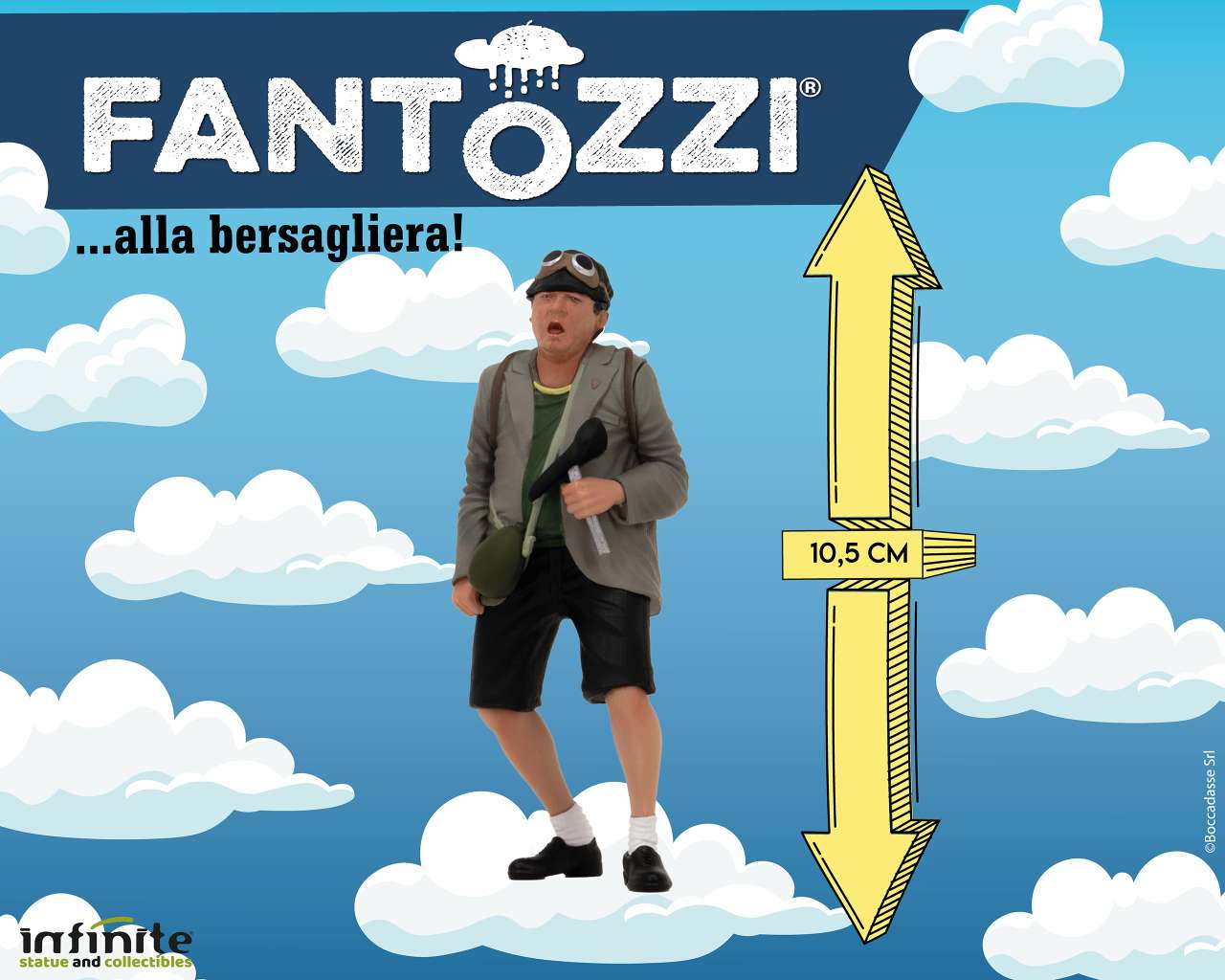 INFINITE STATUE - Fantozzi – fantozzi …alla bersagliera pvc mini figure