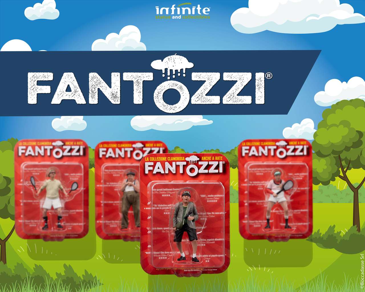 INFINITE STATUE - Fantozzi – fantozzi …alla bersagliera pvc mini figure