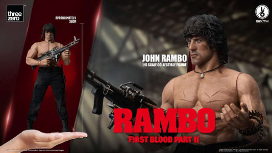 THREEZERO - Rambo Part 2 Jhon Rambo 1:6 Figure