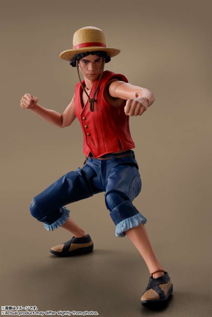 BANDAI - One Piece Netflix Monkey D.Luffy S.H. Figuarts Action Figure