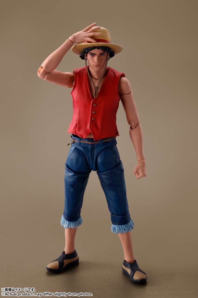 BANDAI - One Piece Netflix Monkey D.Luffy S.H. Figuarts Action Figure