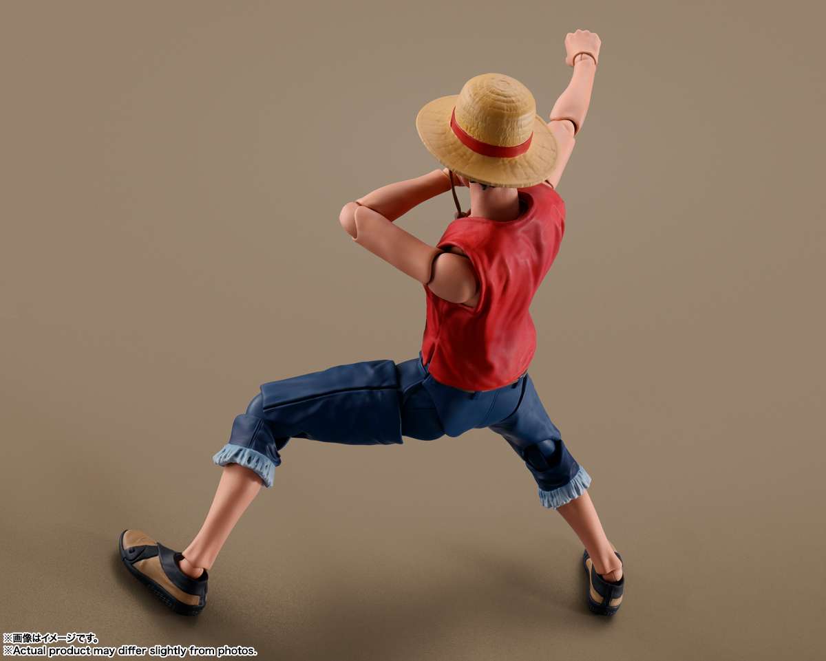 BANDAI - One Piece Netflix Monkey D.Luffy S.H. Figuarts Action Figure