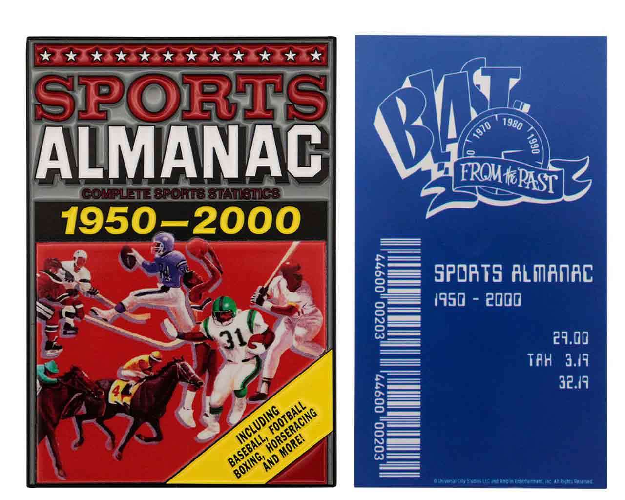 Back to the future limited edition sport almanac ingot