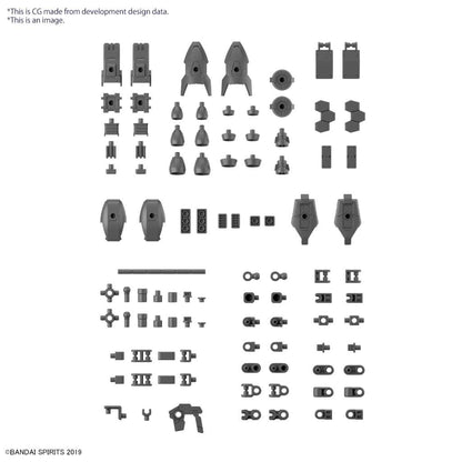 BANDAI MODEL KIT - 30MM option parts set 15 multi vernier/multi-joint W-28  1/144