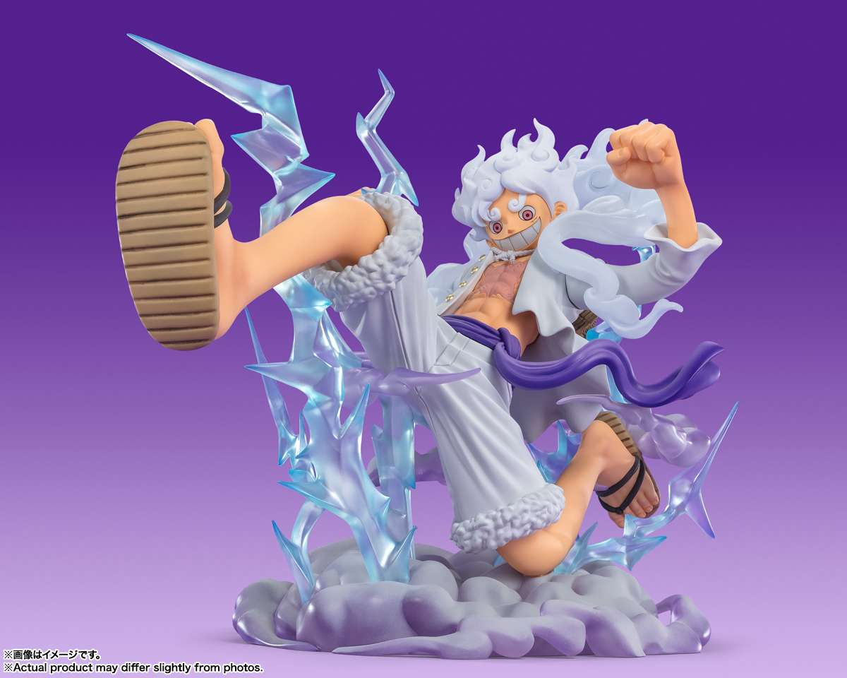 BANDAI - One Piece Monkey D. Luffy Gear 5 Figuarts Zero Pvc Statue