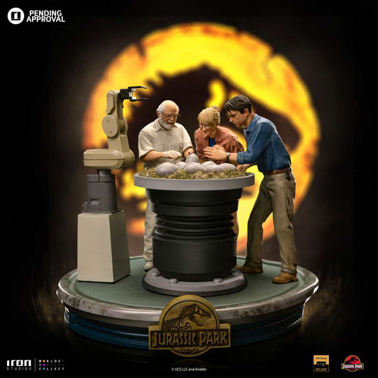 IRON STUDIOS - Jurassic park dino hatching 1/10 statue