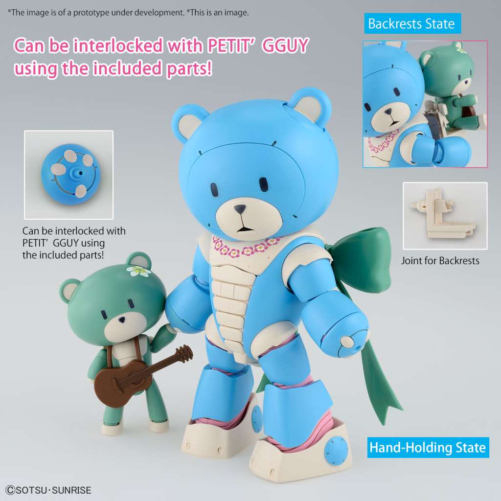 BANDAI MODEL KIT - Hg beargguy ohana & aloharo set 1/144