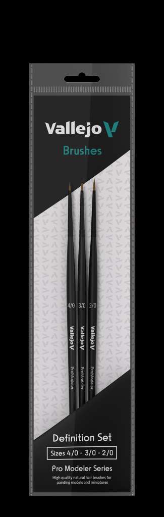 VALLEJO - Brush Pro Definition Natural Set b01990