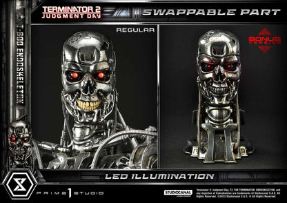 PRIME 1 STUDIOS - Terminator 2 Judgement Day T-800 Endoskeleton 1:3 DeLuxe Bonus Ver Statue