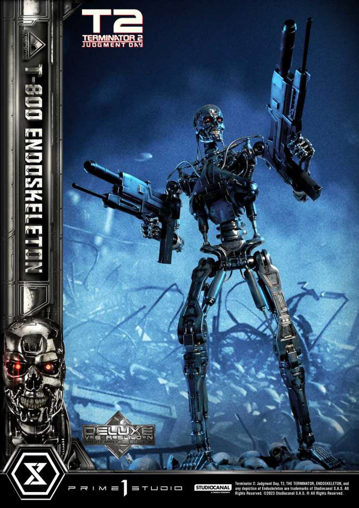 PRIME 1 STUDIOS - Terminator 2 Judgement Day T-800 Endoskeleton 1:3 DeLuxe Bonus Ver Statue