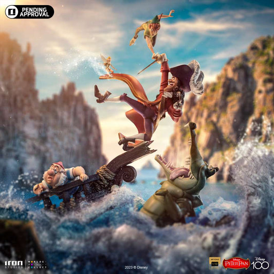 IRON STUDIO - Disney - Peter Pan vs Hook DeLuxe 1:10 Statue