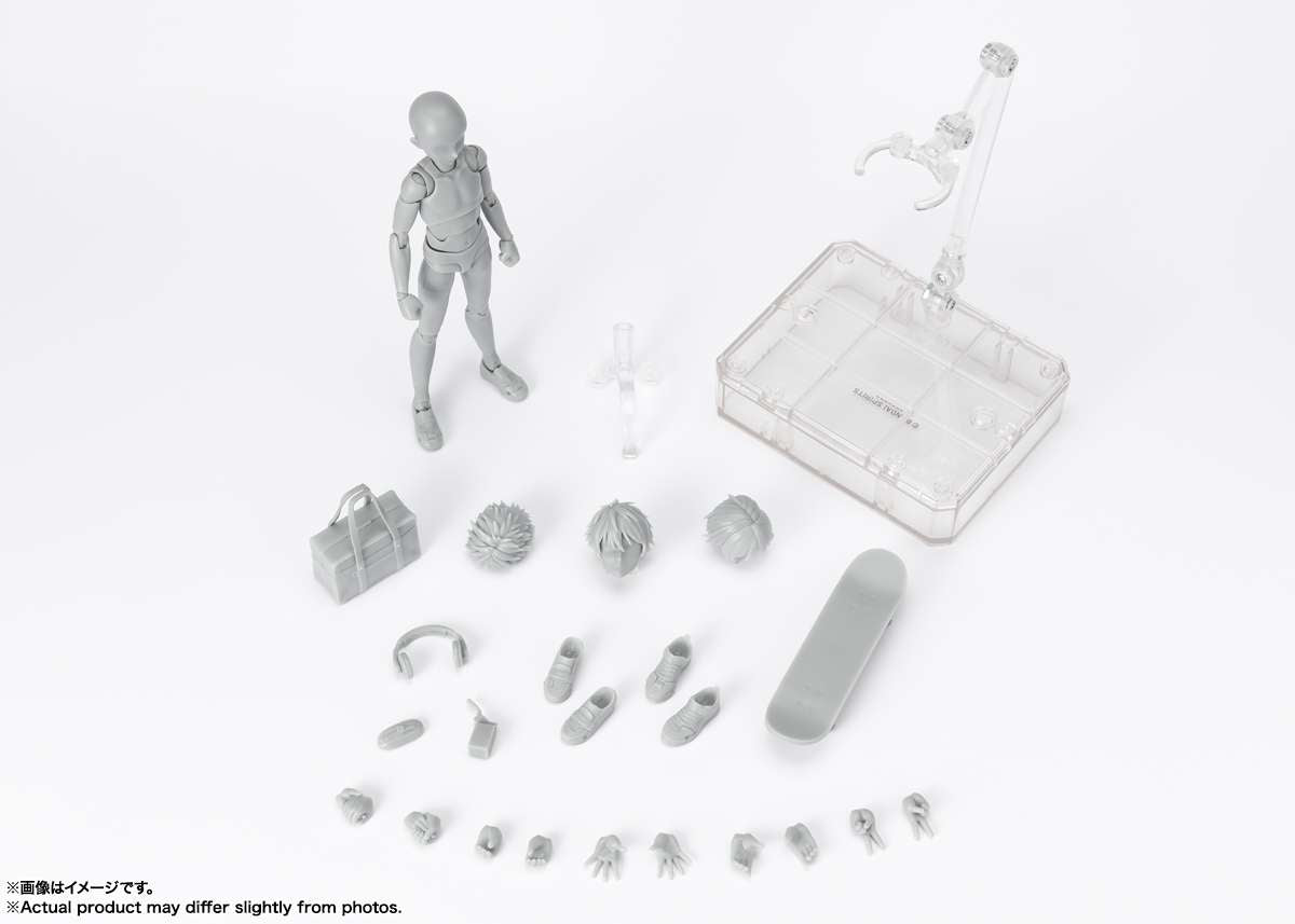 BANDAI TAMASHII - Body-kun school life dx set gray color