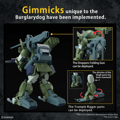 BANDAI MODEL KIT - HG BURGLARYDOG 1/144