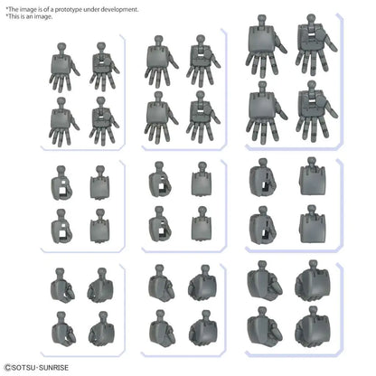 BANDAI - Option Parts Set Gunpla 04 Build Hands Round