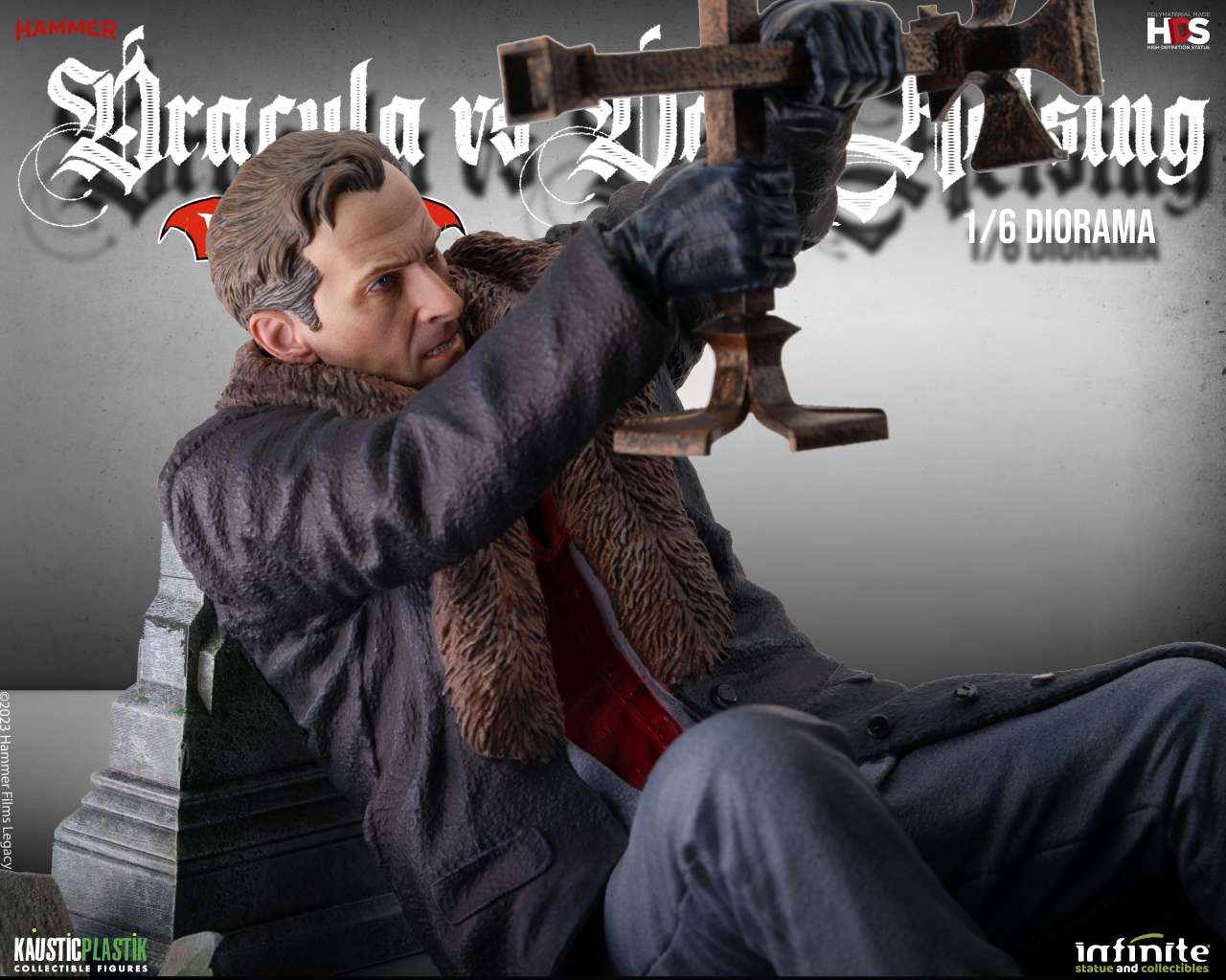 INFINITE STATUE - Horror Of Dracula - Dracula Vs Van Helsing 1/6 Diorama