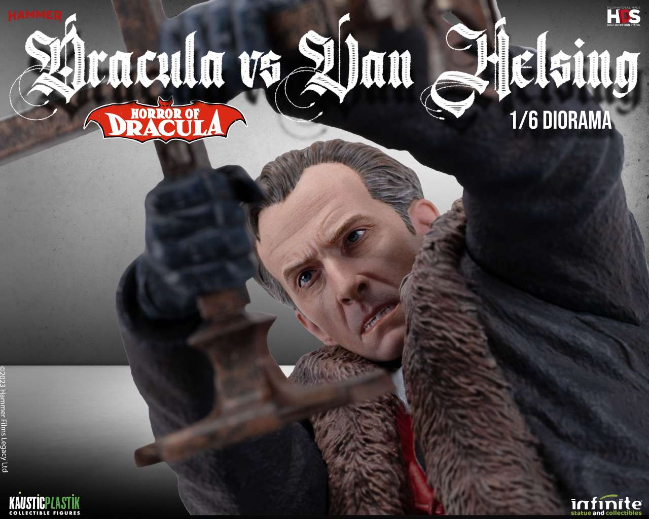 INFINITE STATUE - Horror Of Dracula - Dracula Vs Van Helsing 1/6 Diorama