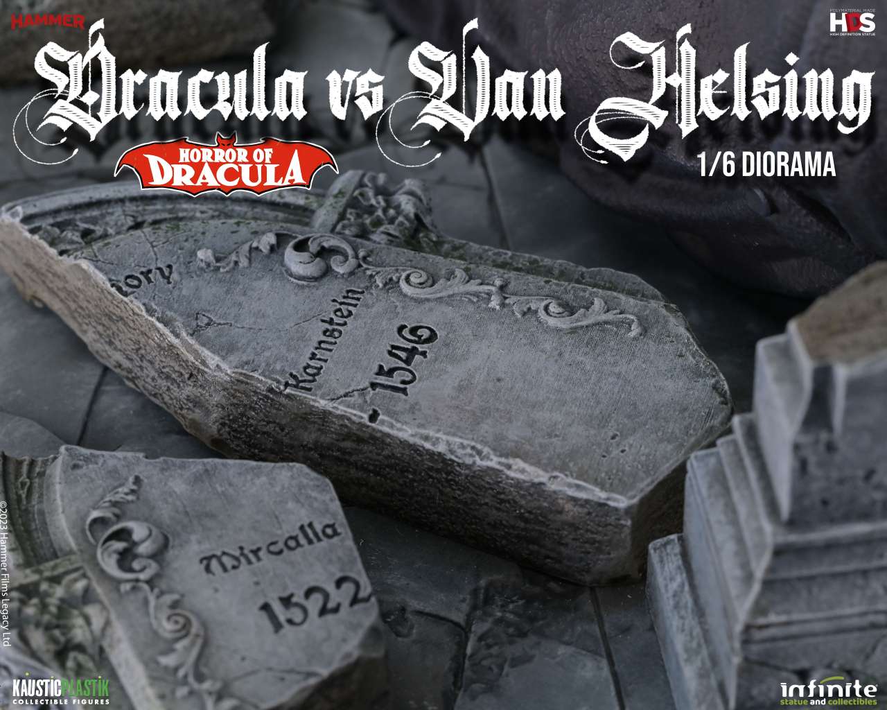 INFINITE STATUE - Horror Of Dracula - Dracula Vs Van Helsing 1/6 Diorama