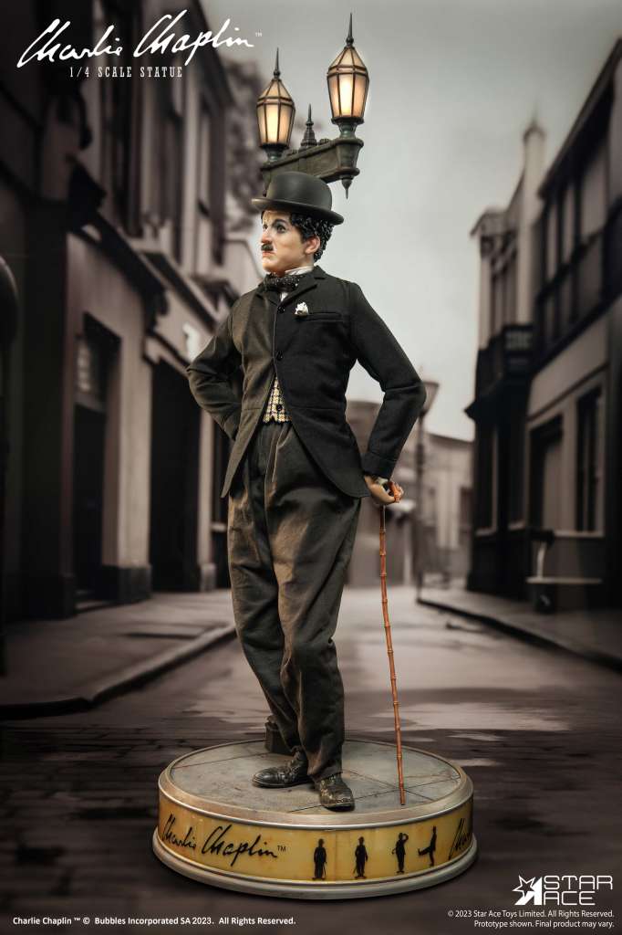 STAR ACE - Charlie chaplin 1:4 deluxe resin statue