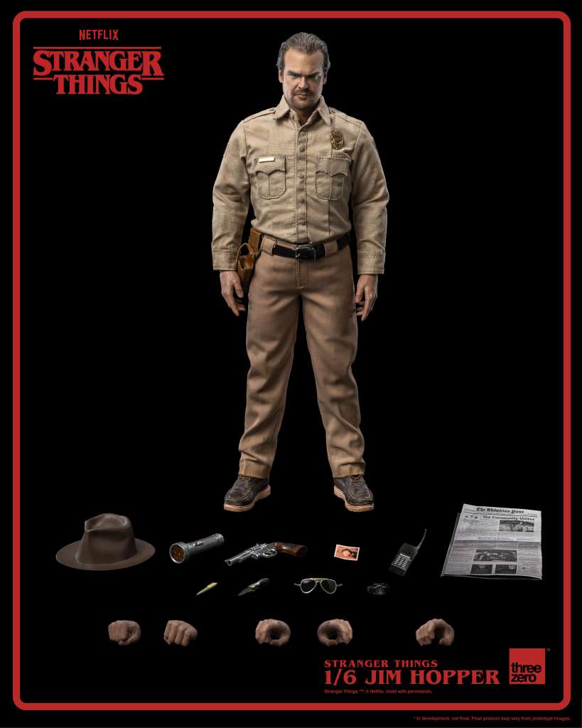 THREEZERO - Stranger Things s1 Jim Hopper 1/6 af