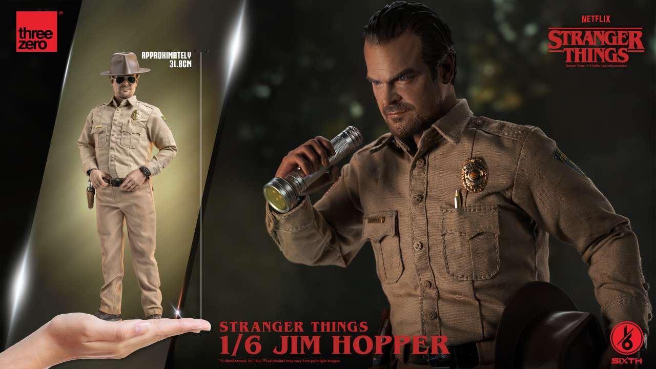 THREEZERO - Stranger Things s1 Jim Hopper 1/6 af