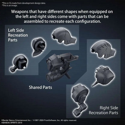 BANDAI - 30mm Option Parts Set Armored Core Vi Weapon Set 01