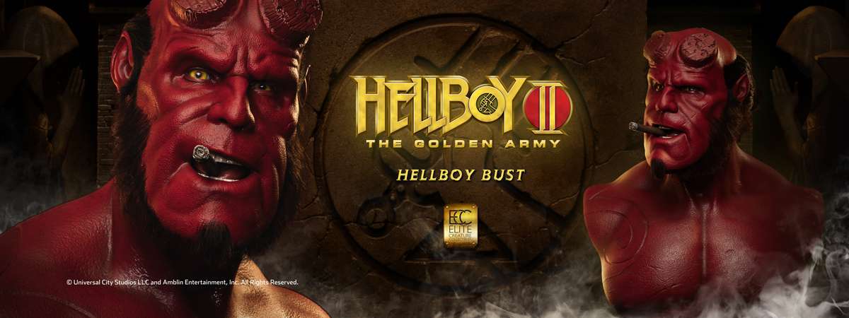 ECC - Hellboy 2 golden army lifes-size bust