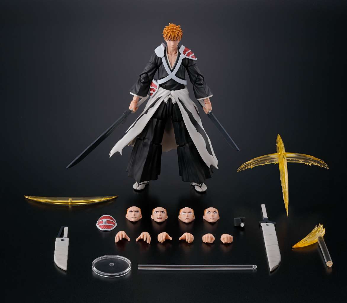 BANDAI TAMASHII - Bleach ichigo kurosaki dual zangetsu shf