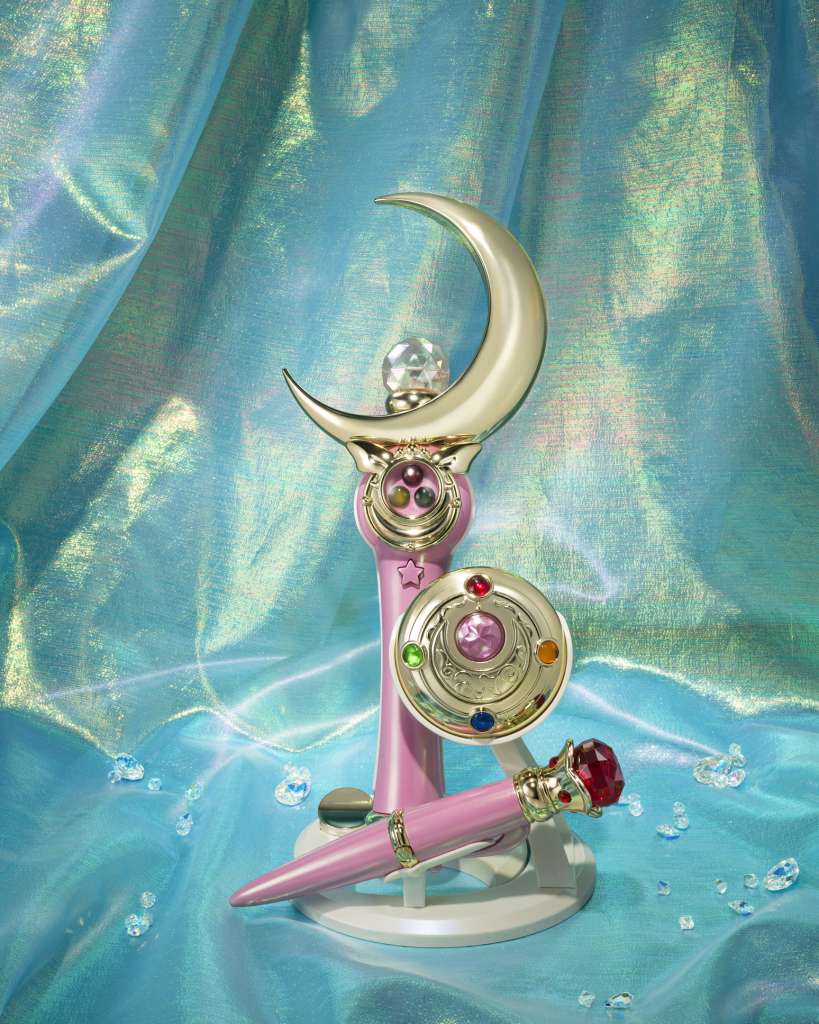 BANDAI - Sailor moon transformation brooch & disguise pen proplica set brilliant color ed