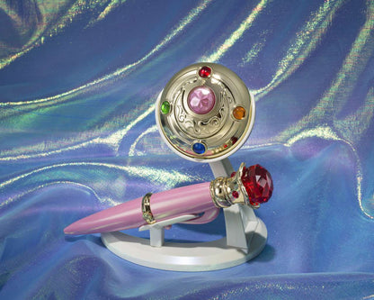 BANDAI - Sailor moon transformation brooch & disguise pen proplica set brilliant color ed