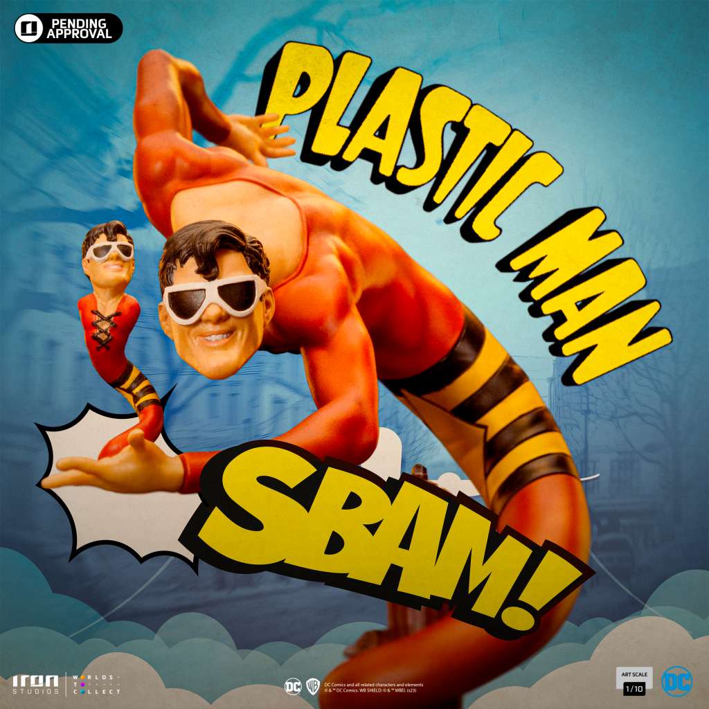 IRON STUDIOS - Dc comics plastic man 1:10 statue