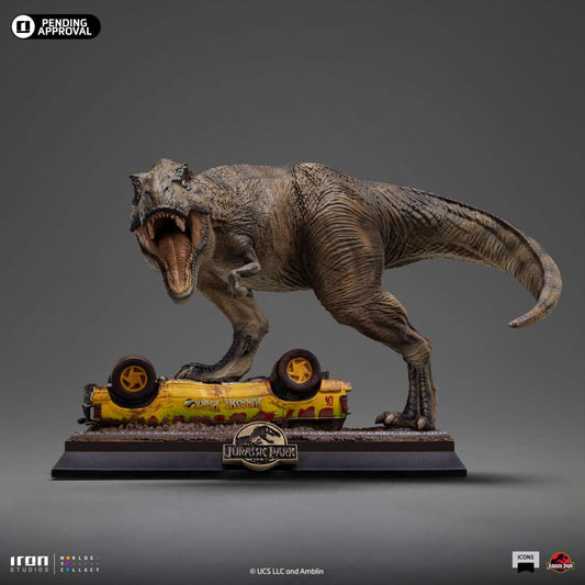 IRON STUDIOS - Jurassic park icons t-rex attack